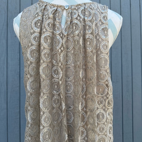 Alfani Taupe Lace Dress - Picture 9 of 12